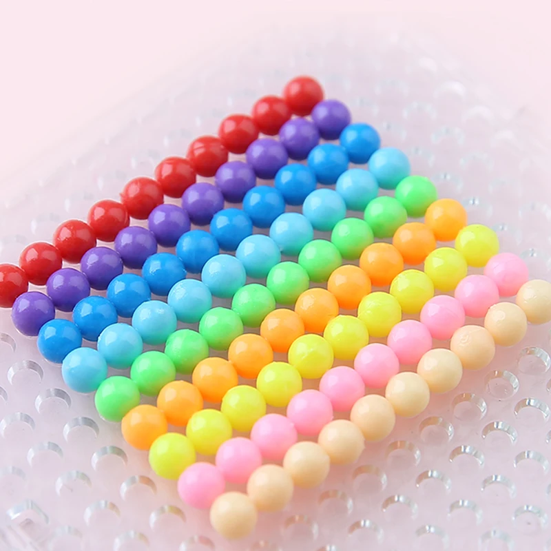 Water Mist DIY Magic Beads Toys For Children Animal Molds Hand Making Puzzle Kids Educational Toys Spell Replenish Beans