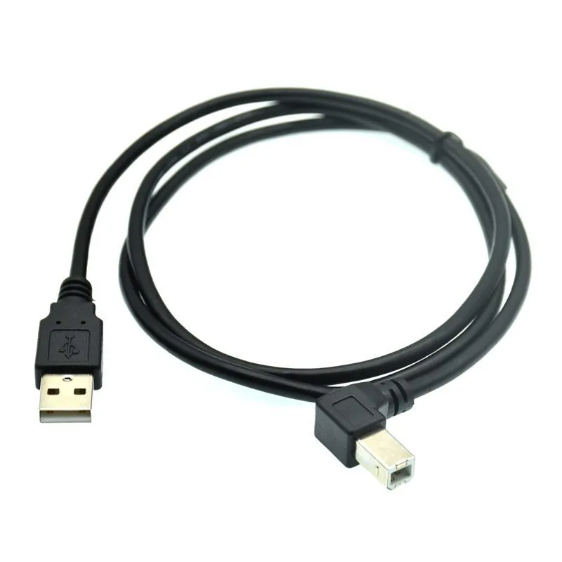 USB 2.0 A Male to USB B Male Type B BM Up & Down & Left & Right Angle Printer scanner 90 degree cable BM Angled Cable 0.3m-1.5m