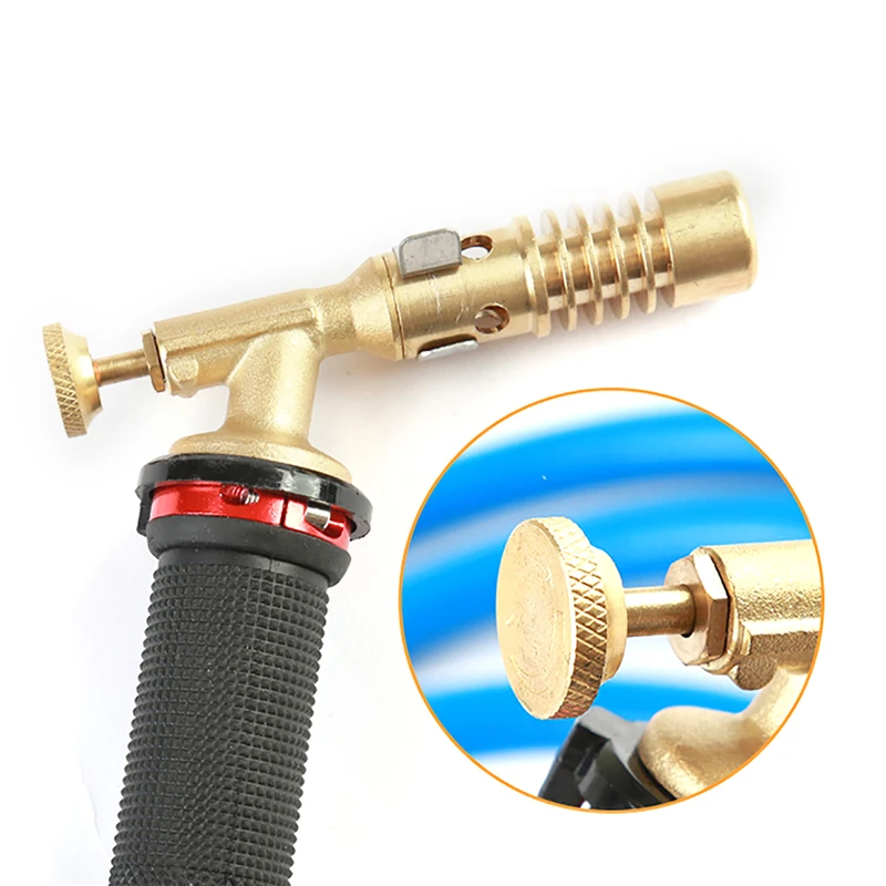 Full Copper Liquefied Gas Welding Torch 2.5m Hose Welding Gun Torch Kit  for Cooking Brazing Heating Repair Soldering Weld Tool