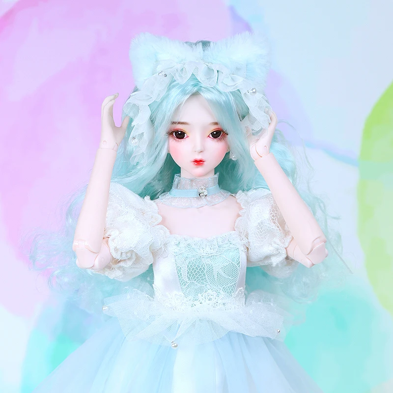 DBS Dream Fairy 1/3 BJD doll Fantasy Collection mechanical joint Body Including hair eyes clothes 62cm height girls SD