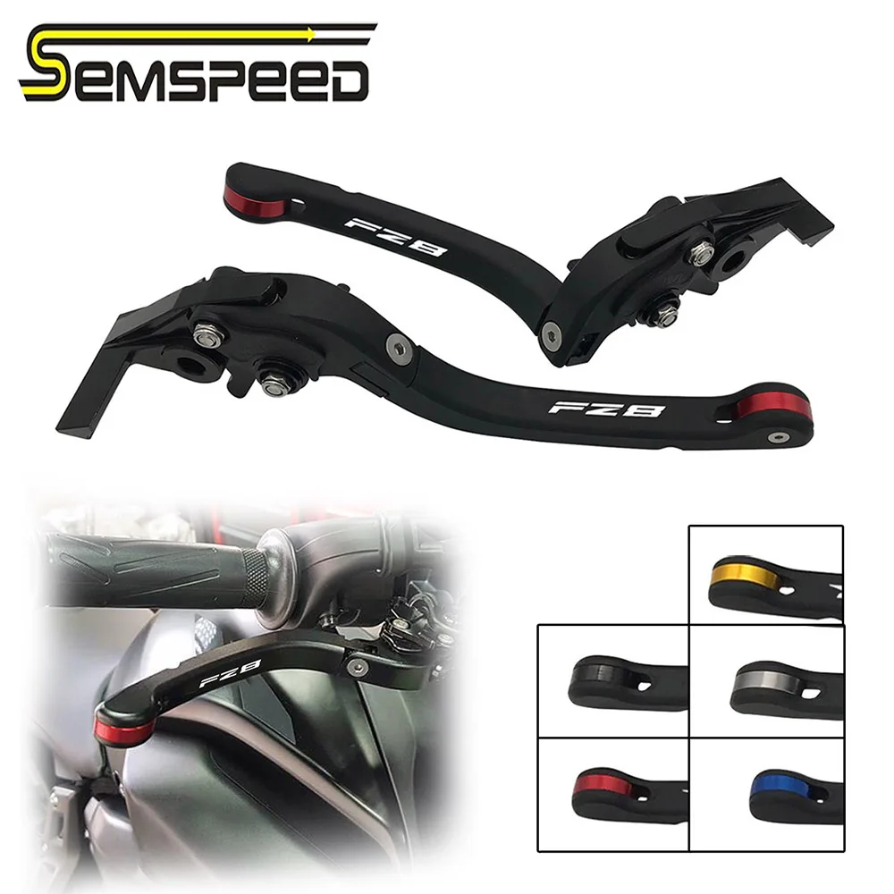 

SEMSPEED FZ8 logo Motorcycle CNC Foldable Only Brake Clutch Handles Levers For Yamaha FZ8 fz 8 2011 2012 2013 2014 2015