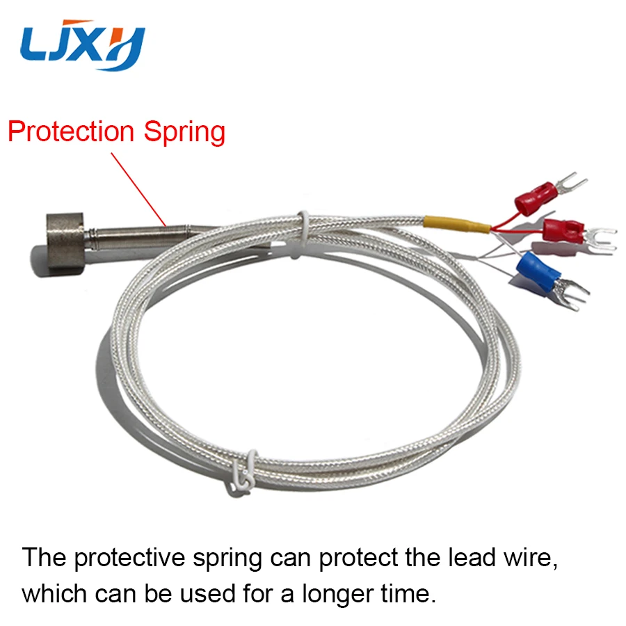 LJXH Ultra High Temperature Type Magnet Attraction Type Temperature Sensor PT100 Magnetic Probe Adsorption RTD 360℃