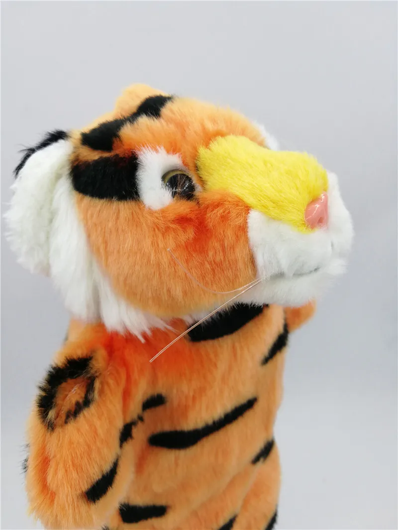 3 Colors Mini Tiger Golf Head Cover Fairway Woods Hybrid Animal Golf Clubs Headcover No For Driver Mascot Novelty Cute Gift