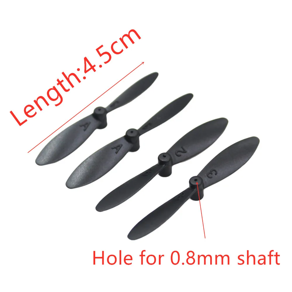 4pcs Blades A B Props Propeller 45mm 4.5cm for LF606 JD-16 D2 SG800 M11 Quadcopter RC Drones Spare Parts