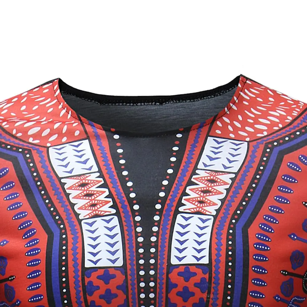 T-shirt Dashiki pour hommes, vêtements africains, coupe ajustée, manches courtes, Streetwear décontracté, nouvelle collection 2021