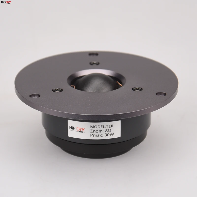 HIFIDIY LIVE T1II 4 inch 4.5 Tweeter Speaker Unit aluminum panel transparent Silk membrane 8OHM30W Treble Loudspeaker 94~120mm