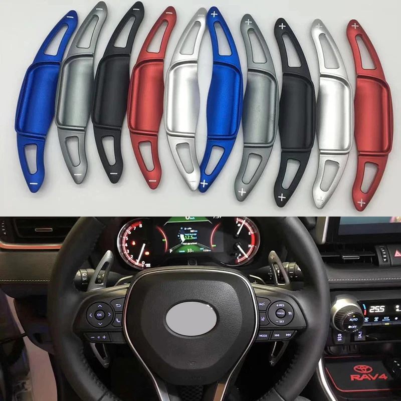 

For TOYOTA Rav4 Corolla 2019 2020 Aluminum alloy Steering Wheel Shift Paddle Extension