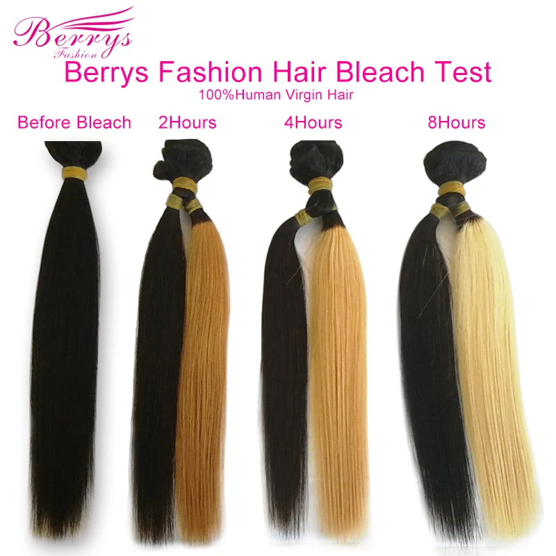 Berrys Fashion 8-30Inch Steil Haar Bundels Braziliaanse 4 Bundels Deal Haar Weave 100% Menselijk Haar Bundels Natuurlijke kleur