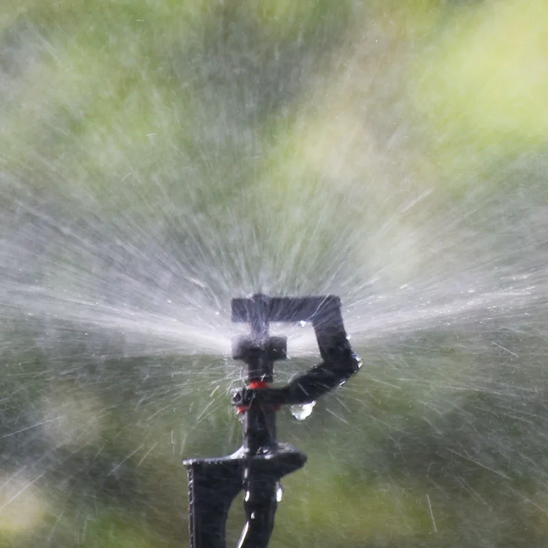 10 Pcs 360 Degree G Type Rotating Sprinklers With Support Refract Water Saving Mist Nozzle  Garden Irrigation Lawn Spray Head