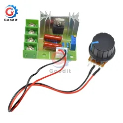 AC 50V-220V 2000W SCR Voltage Regulators Dimmer,Motor Speed Controller Governor Thermostat,Electronic Adjust Stabilizer Module