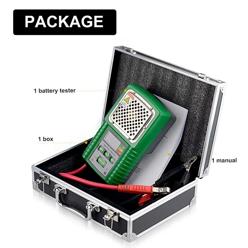 HP-226A Automotive Battery Tester Charge System Test Battery Work Load,Internal Resistance for Battery Volt, Storage Capacity
