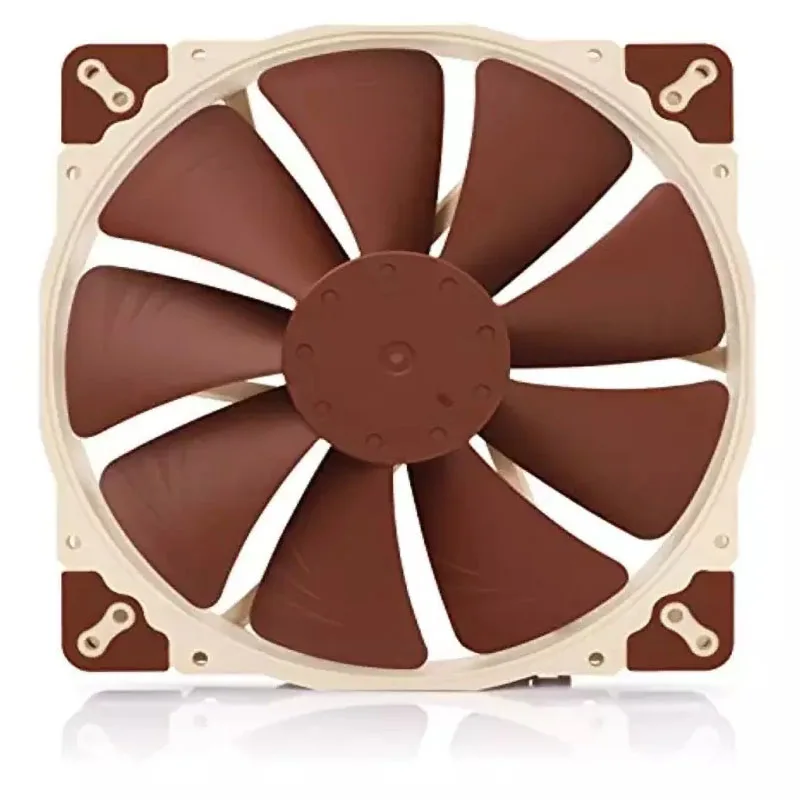 Noctua NF-A20 PWM, ventilateur silencieux haut de gamme avec câble adaptateur secteur USB, 4 broches, version 5V (200x30mm, marron)