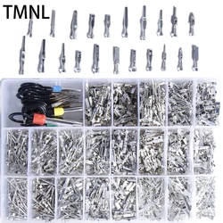 1/1.5/1.8/2.2/2.8/3.5mm Terminal Automotive Connector Car Electrical Wire Removal Non-Insulated Plug Male Female Crimp Pins