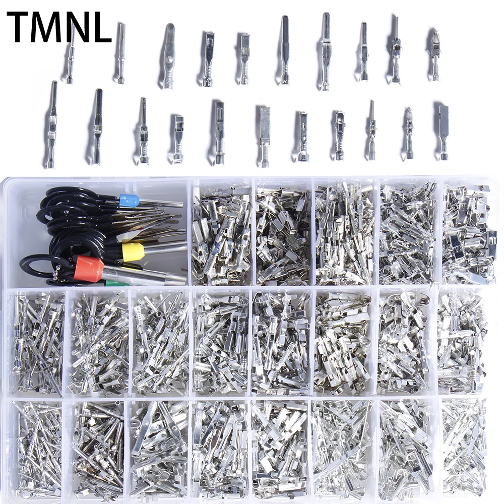 1/1.5/1.8/2.2/2.8/3.5mm Terminal złącze samochodowe samochód elektryczny usuwanie drutu nieizolowana wtyczka mężczyzna kobieta zaciskane szpilki zaciski samochodowe złącza przewodów elektrycznych Automobile motocyklowy