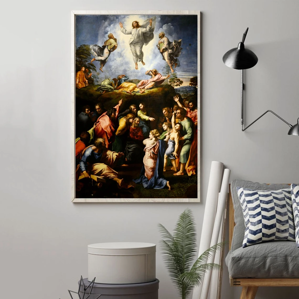 التغيير بواسطة رافائيل تحفة الاستنساخ ملصق بساطتها قماش صورة طباعة