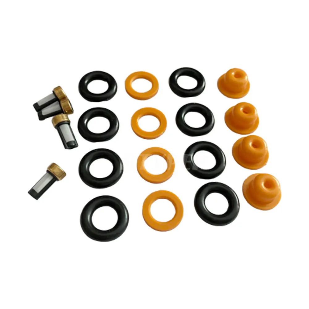 100 Set Fuel Injector Repair Kits For Denso F1ZE-C2A 822-11106 MICRO FILTER ORING PLASTIC PARTS For Ford Ranger MAZDA B2300