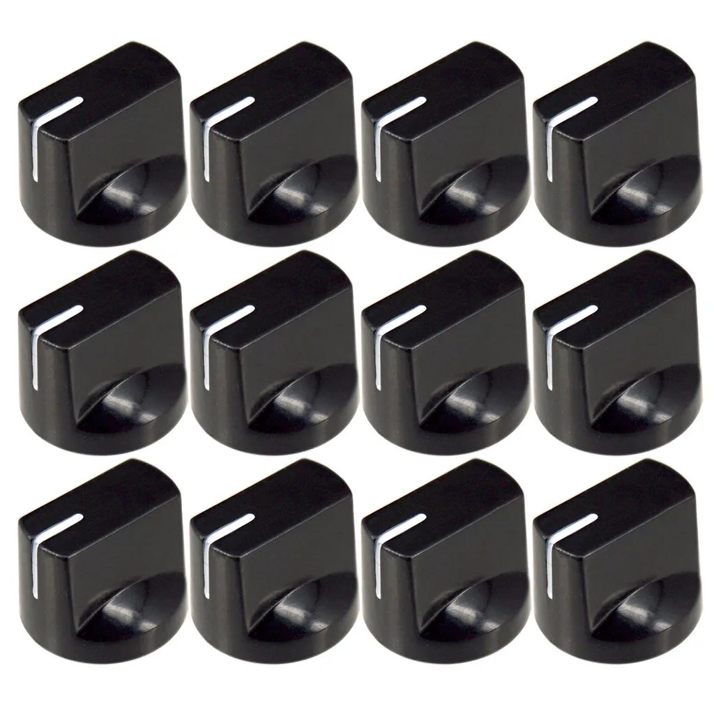 12 Pcs Guitar Volume Control Top Hat Knobs for Electric Guitar Speed Control Knobs Guitar Knobs Top Hat