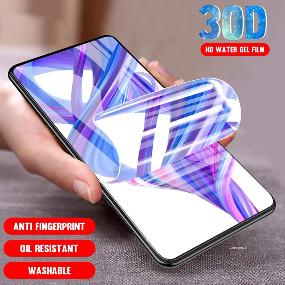 Transparent Full Cover For Wiko View 4 Screen Protector Front Hydrogel Film Protective Film For Wiko View 4 Lite Not Glass