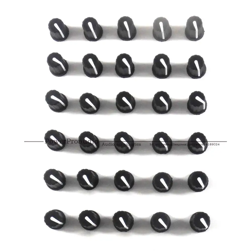 30PCS Replacement OEM DAA1204 TRIM / GAIN KNOB For Pioneer DJM800 DJM900 DJM2000 Black