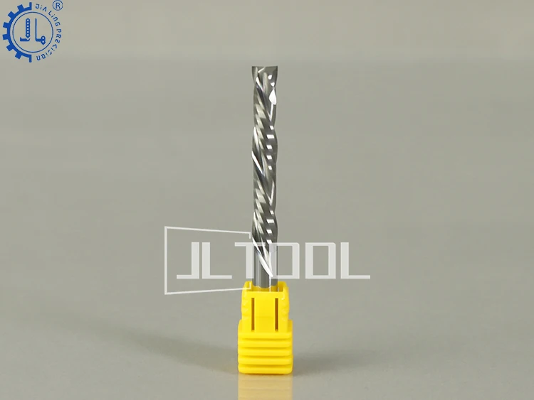 JIALING Two Flutes Up&Down Spiral Double Edge Compound End Mill For Acrylic Plexiglass And Solid Wood 2 Flute Milling Cutter