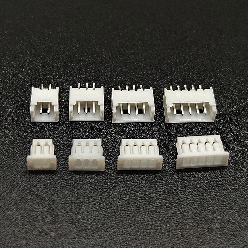 60 Sets Kit in Box 2p 3p 4p 5 Pin 1.25mm Pitch Terminal Housing Straight Pin Header Connector Wire Connectors