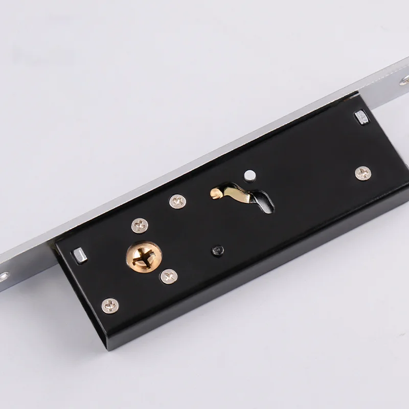 Aluminum Alloy Sliding Door Lock Invisible Built-In Handle Lock Sliding Door Lock And Flat Open Bedroom Lock 3 Key Door Hardware