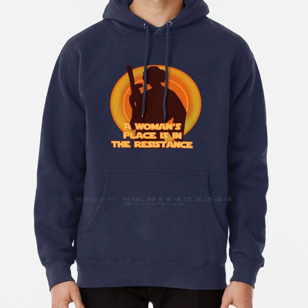 The Resistance Hoodie Sweater 6xl Cotton Feminism Resistance Leia Princess Wars Stop Star 1970s Tumblr Meme Girl Power Space