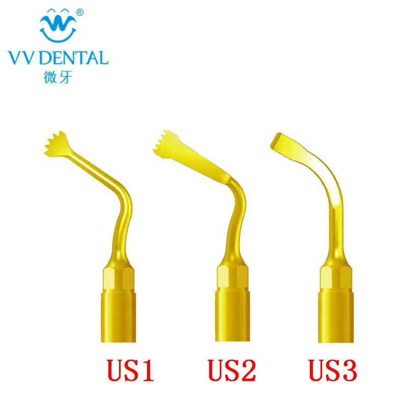 

VVDental Bone Surgery Tip US1/US2/US3 Fit Woodpecker/MECTRON Piezo Surgery Dental Unit