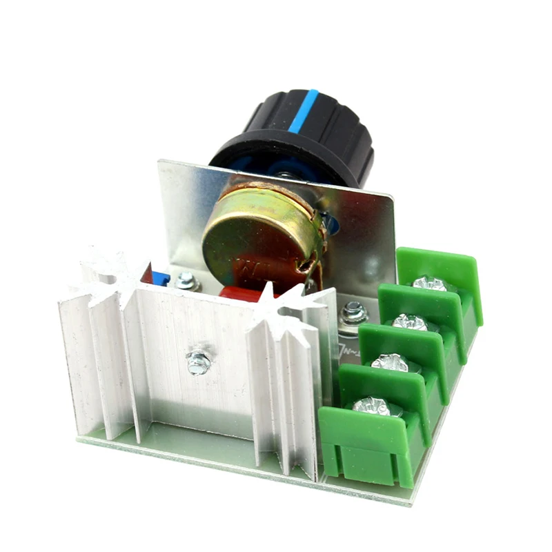 Moduł ściemniania AC 220V 2000W SCR Regulator napięcia Regulator prędkości ściemniacza wyłącznik ściemniacza Regulator mocy