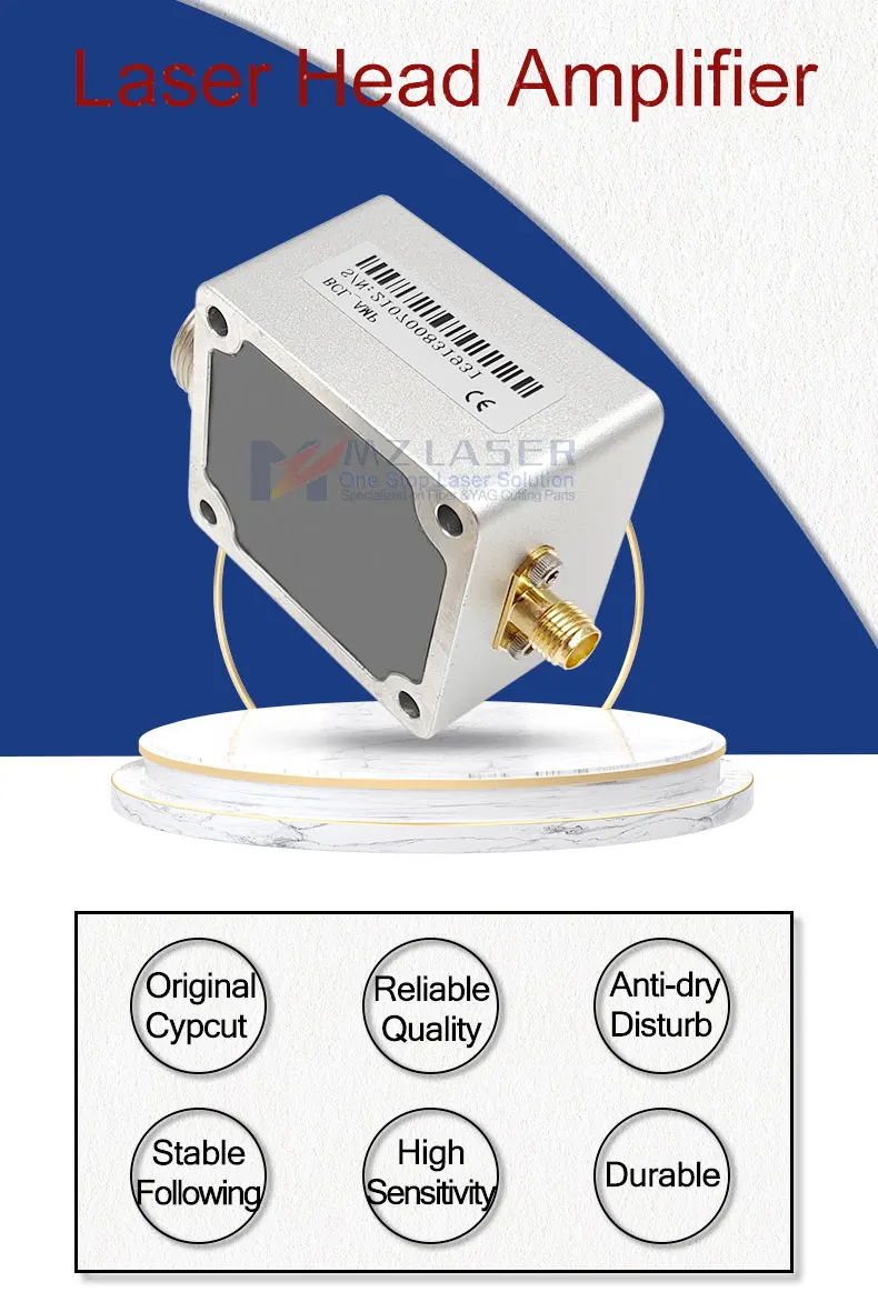Amplifier Line BCS100 Cypcut System Fiber Laser Cutting Machine Quad Cable Optical Fiber Amplifier EDFA Height Controller