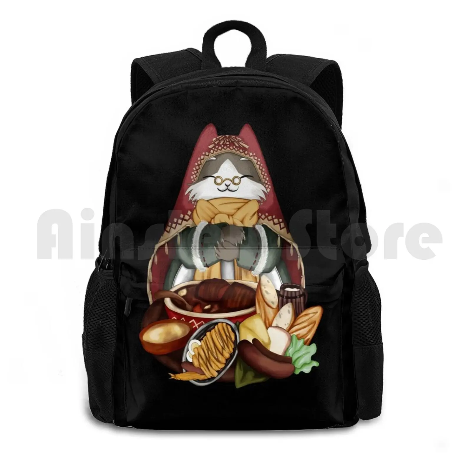 

Grammeowster Chef-Plain Outdoor Hiking Backpack Riding Climbing Sports Bag Grammeowster Monster Hunter Monster Hunter World