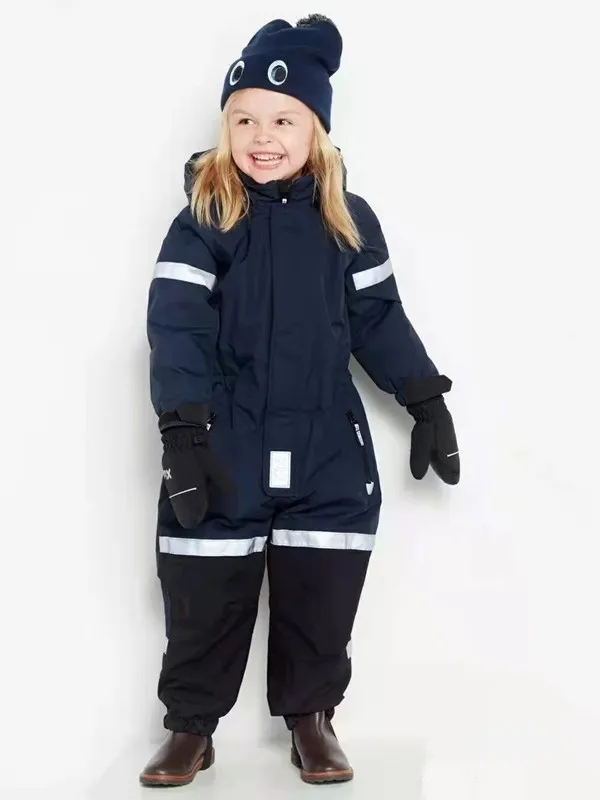 Children\'s ski suits girls one-piece baby boys winter snow town tourism equipment ski equipment suit one-piece suit