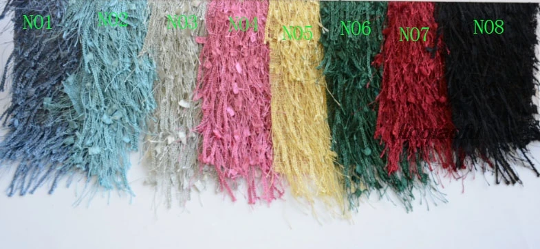 Spot woven tassel plush garment fabric