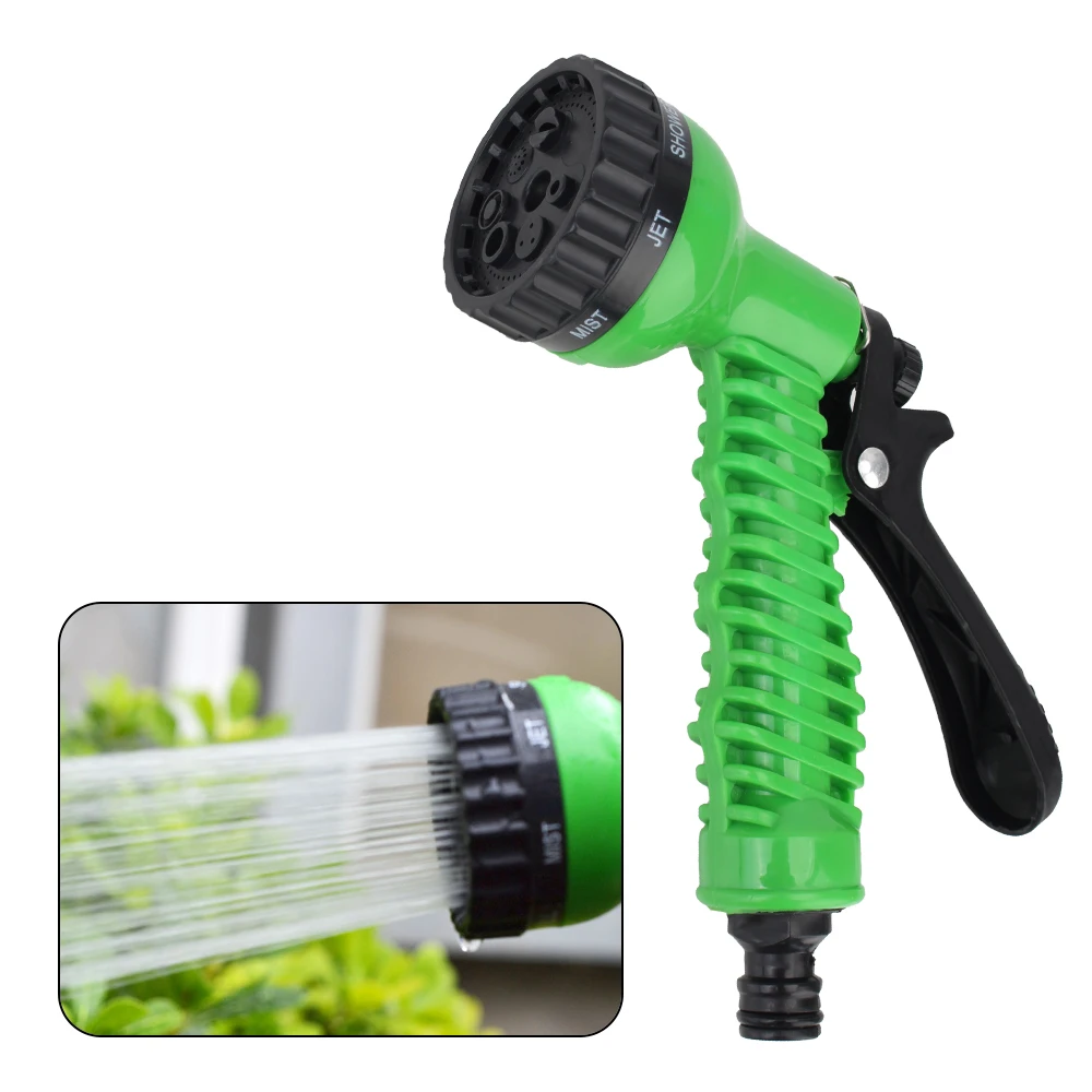 Ajustable Hose Nozzles Car Wash Water Gun Multifunctional Garden Water Spray Lawn Sprinkler 7 Pattern