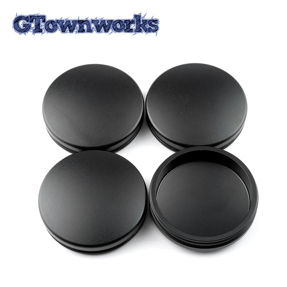 

4pcs 60mm 58mm Metal Car Wheel Hub Caps For #670025694 Alloy Car Center Cover Black Auto Accessroies