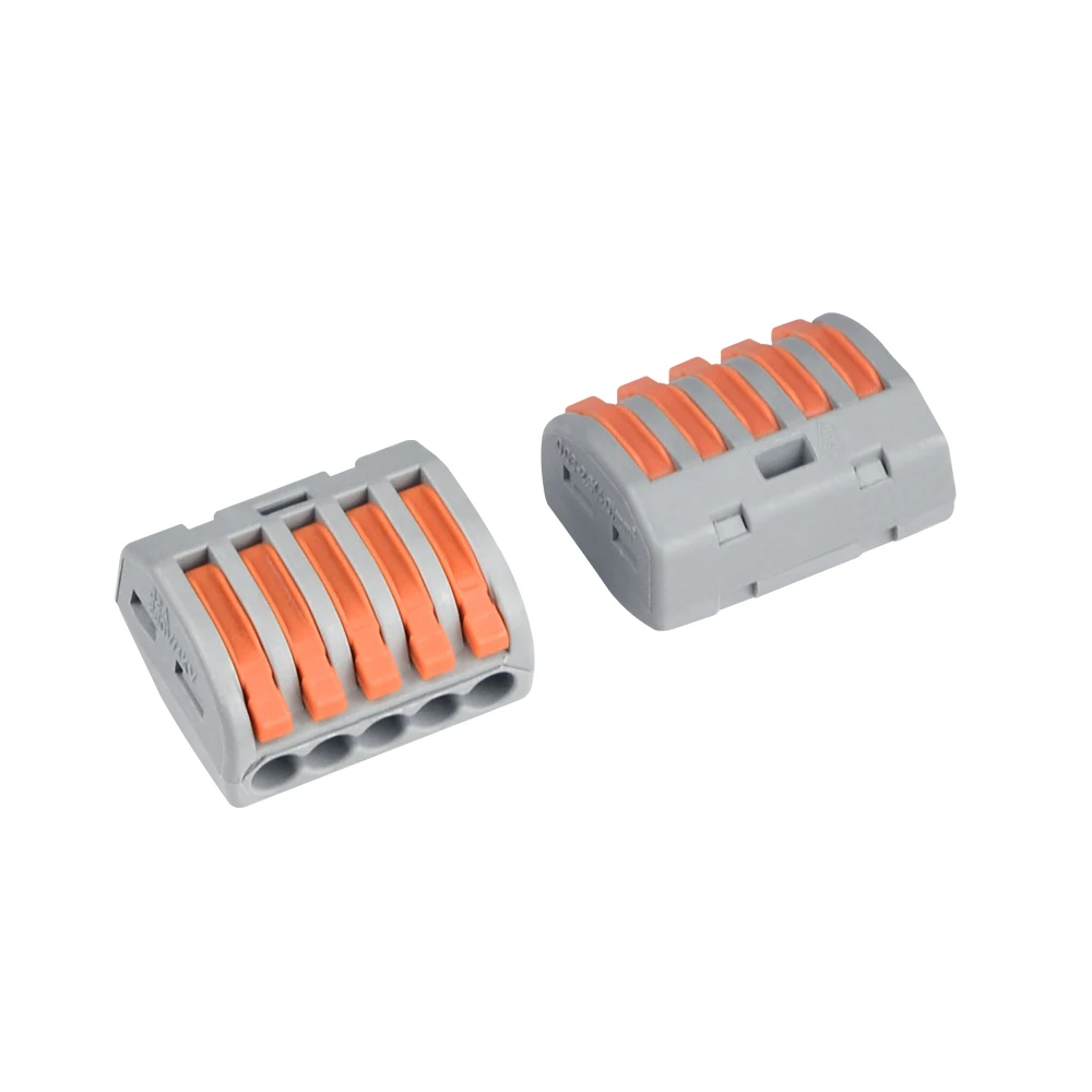 

28~12 AWG Terminal Block Cable Connector Type Universal Wire Wiring Connector 222-412 413 414 415 418 Bornier Connecteur