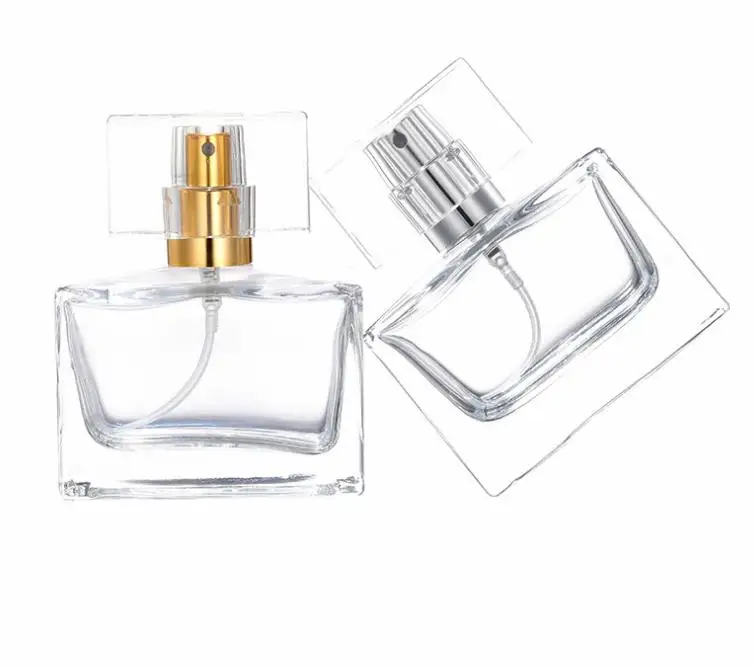 

50pcs perfume dispensing bottle 30ML spray bottle spray removable perfume bottle high-grade transparent glass empty bottle SN155