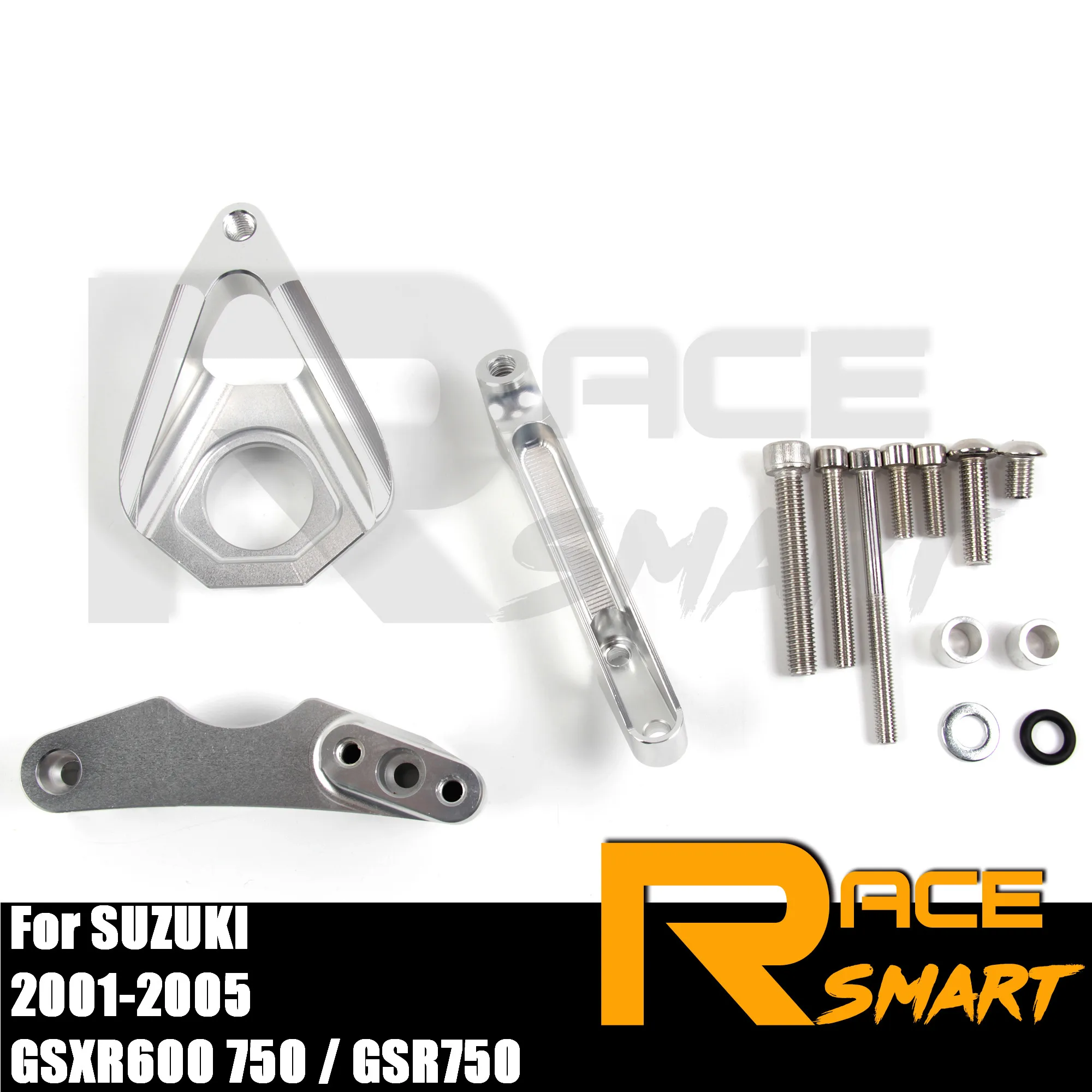 1 Juego de soporte estabilizador de amortiguador de dirección para motocicleta SUZUKI GSR750 GSR 750 GSR-750 2001 2002 2003 2004 2005 GSX-R 600 750