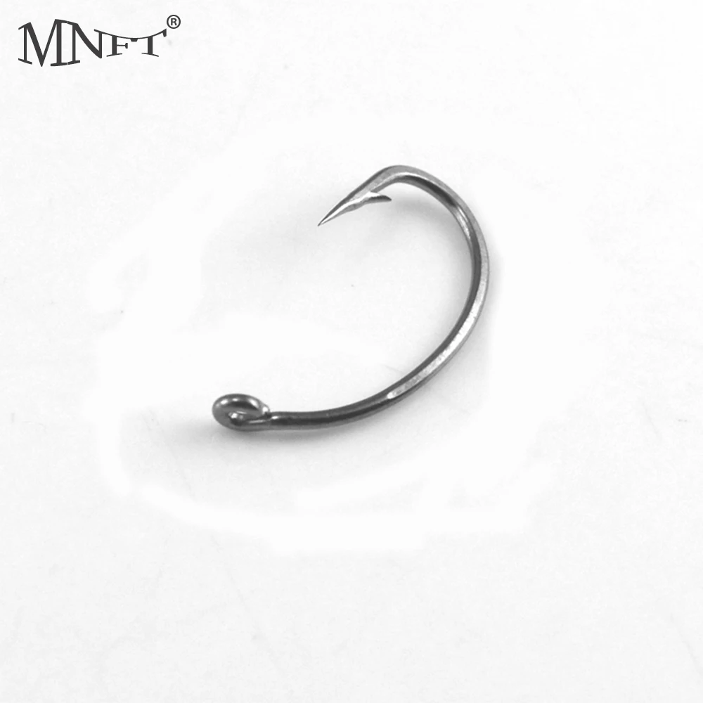 MNFT 200PCS Abrasion Resistance Fly Fishing Hook Nymph fishhook Fly Hooks Fishing Trout Salmon Dry Flies Fish hook 6# 8# 12#