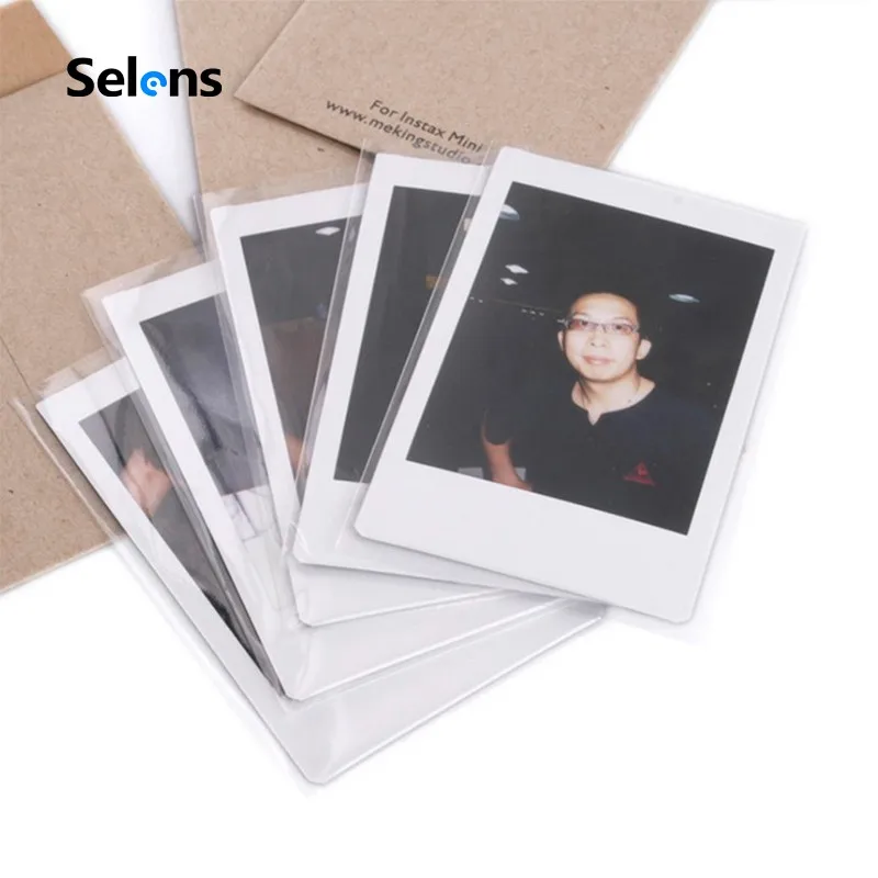 Selens 10 قطعة Instax حامي صغير 55x88 مللي متر ل Fujifilm إطار فيلم صغير كاميرا سريعة التصوير الفوتوغرافي