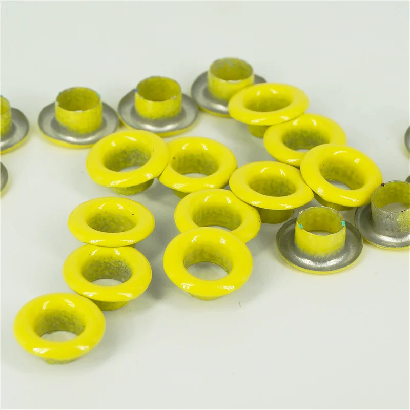 100pcs inner 5mm more than 12 Colors Eyelets for Leather craft DIY Scrapbooking Shoes Belt Cap Bag Tags Clothes Fashion