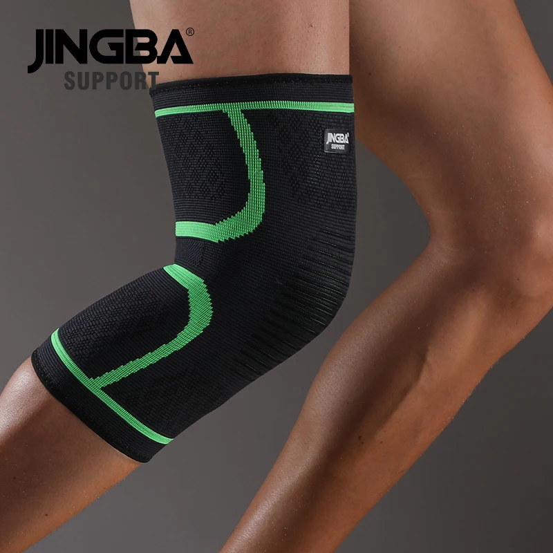 JINGBA SUPPORT Elastic Nylon knee pad Outdoor sports Volleyball basketball knee pads knee brace protector Safety rodillera