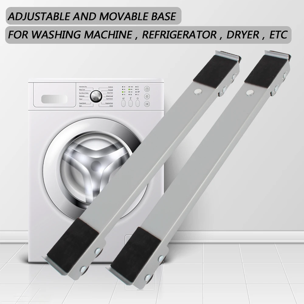 

Universal Dryer Holder Adjustable Washing Machine Stand 24 Wheel Mobile Roller Bracket Multifunctional Refrigerator Base Mount