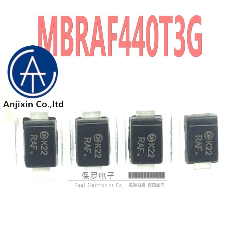 10 stücke 100% orginal neue diode MBRAF440T3G MBRAF440 siebdruck RAF SMAFL echt lager