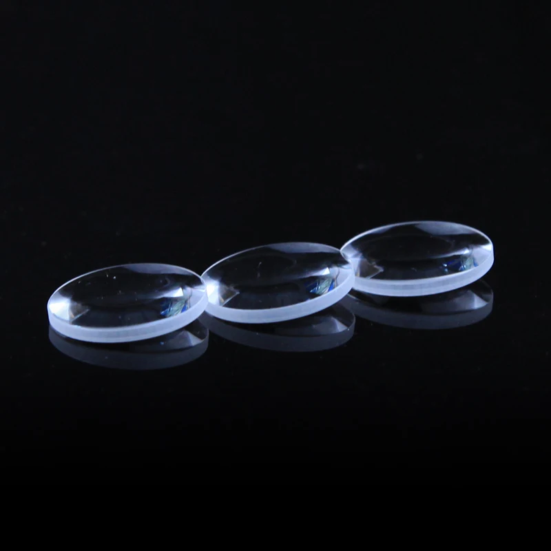 Plano Convex Lens Diameter 15mm , Focal 161mm H-K9L Optical Glass Lenses K9 Focusing Lens Spherical