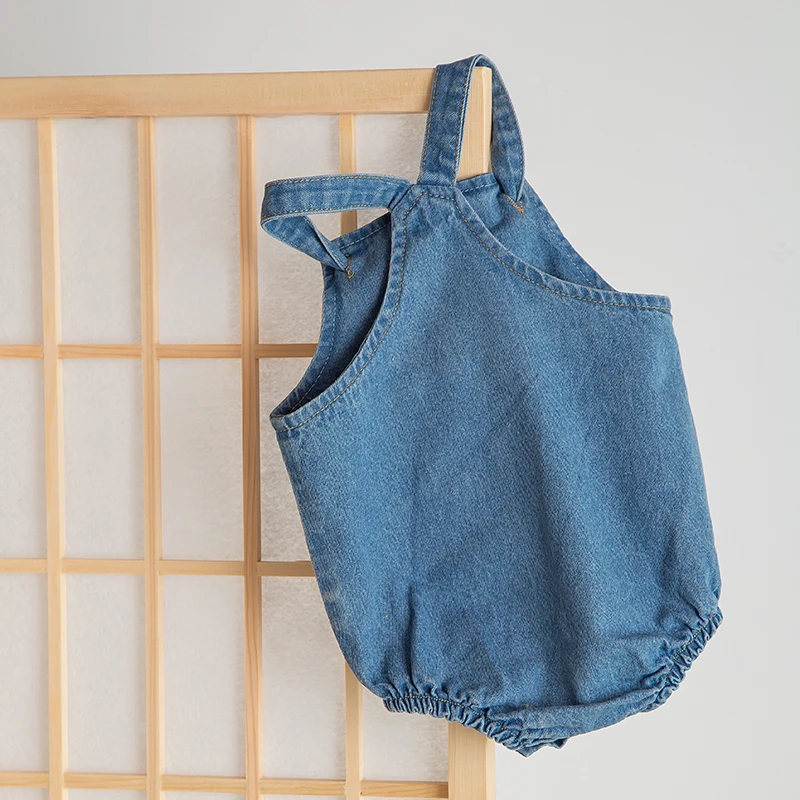 Autumn Newborn Denim Overalls  0-3Yrs Infant Baby Girls Boys Romper Baby Girls Boys Jumpsuit Overall Toddler Girl Cowboy Clothes