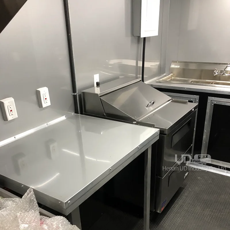 모바일 푸드 카트, 이동식 주방 푸드 트럭, BBQ, 피자 트레일러, 쿠키, 팝콘 할인, 푸드 트레일러, 전체 장비 판매