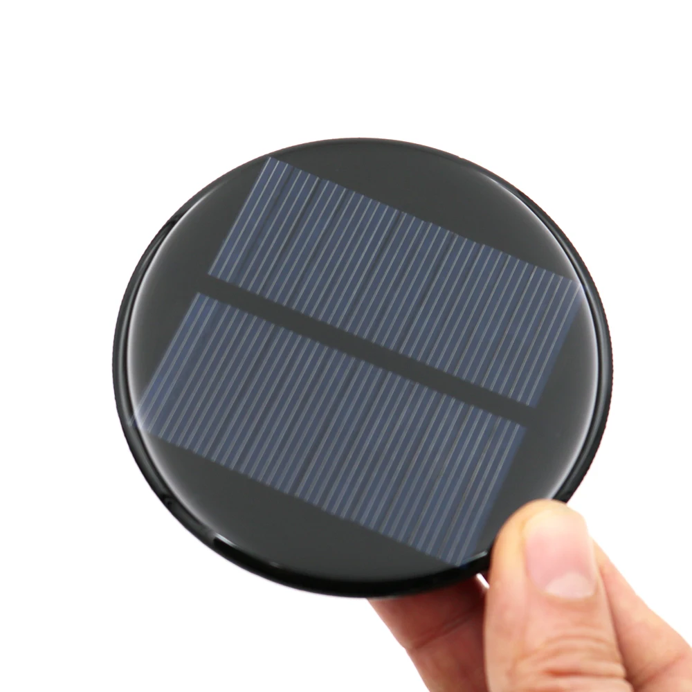 10pcs x 80 120 160 mm DIY Mini Polycrystalline Silicon Solar Cell 80 180 350 mA Module Circle Round Solar Panel Epoxy Board