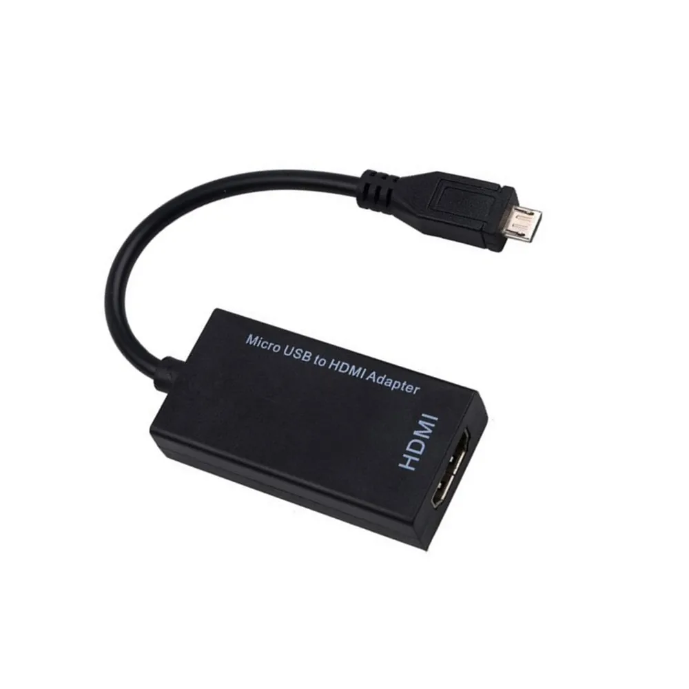 1080P MHL HDTV Cable Micro USB 2.0 to HDMI Adapter For Android Devices 3.5