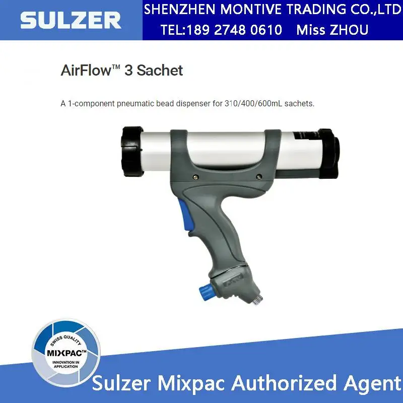 AirFlow 3 Sachet 310ML One-Component Pneumatic Bead Dispenser for Industrial Use